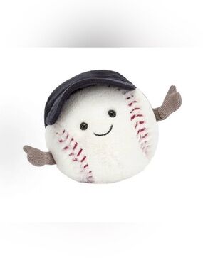 Jellycat Amuseable Baseball Plush Discontinued Still in Sealed Jellycat Bag